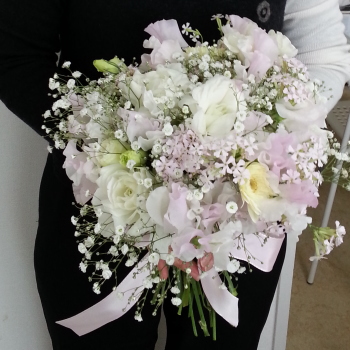 ふわふわの花嫁のための花束,Flower Drops コースⅡ