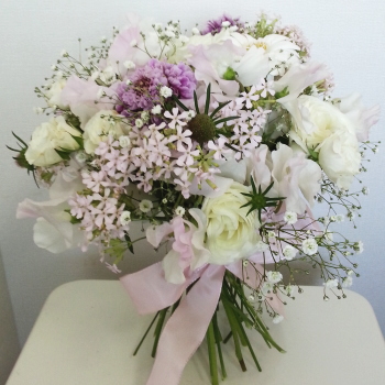 ふわふわの花嫁のための花束,Flower Drops コースⅡ