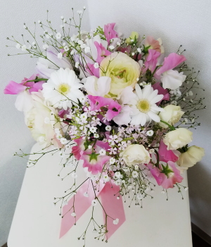 花嫁のための花束,Flower Drops コースⅡ,東京,自由が丘,フラワーアレンジメント教室