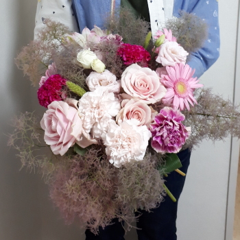 パリスタイルの花束,Flower Drops コースⅠ,東京,自由が丘,フラワーアレンジメント,フラワースクール,フラワー教室