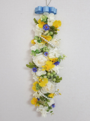 壁飾り,Flower Drops コースⅢ,東京,自由が丘のフラワーアレンジメント,フラワースクール,フラワー教室