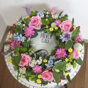 テーブルリース,20250516, Flower Drops コースⅠ,東京,自由が丘,フラワーアレンジメント,フラワースクール,フラワー教室,フラワードロップス