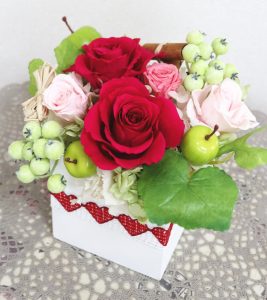 BOXアレンジ,20250727, Flower Drops コースⅠ,東京,自由が丘,フラワーアレンジメント,フラワースクール,フラワー教室,フラワードロップス