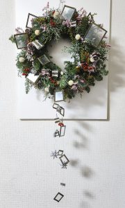 クリスマスリース2025, Flower Drops, 東京,自由が丘,フラワーアレンジメント,フラワースクール,フラワー教室,フラワードロップス